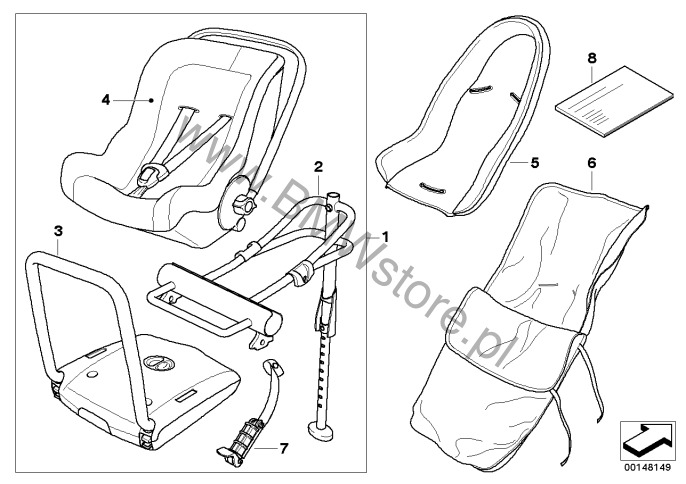 Bmw 2024 e65 isofix