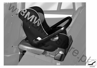 Isofix base 0 1 dla BMW Z4 E89 Z4 28i Roadster ECE Zastosowanie